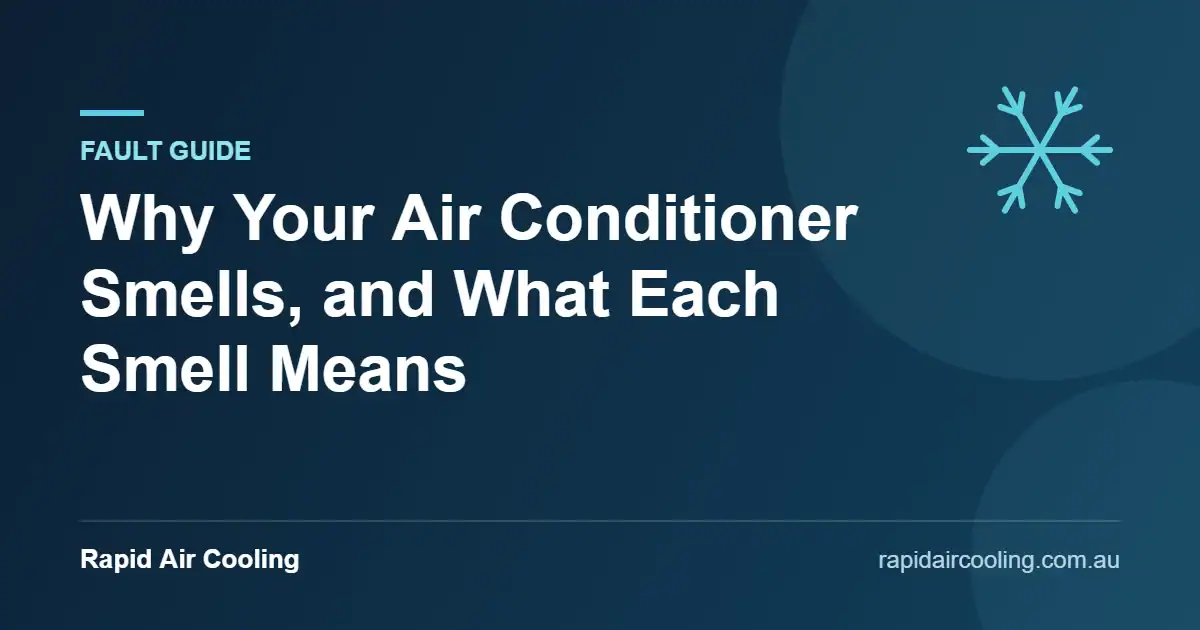 Air conditioner smells guide by Rapid Air Cooling